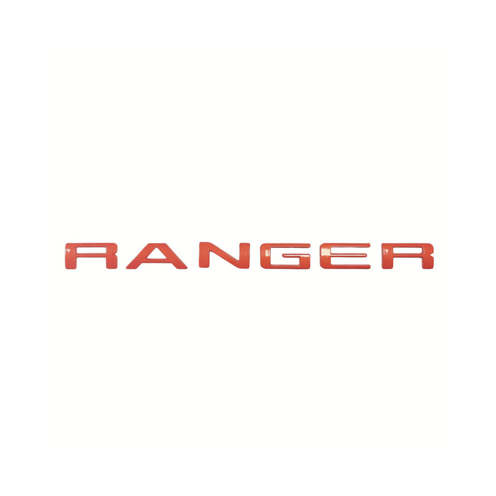 (Saber) For FORD RANGER 2015-2021 Grille Top Logo Letter Grill RANGER 3D Emblem