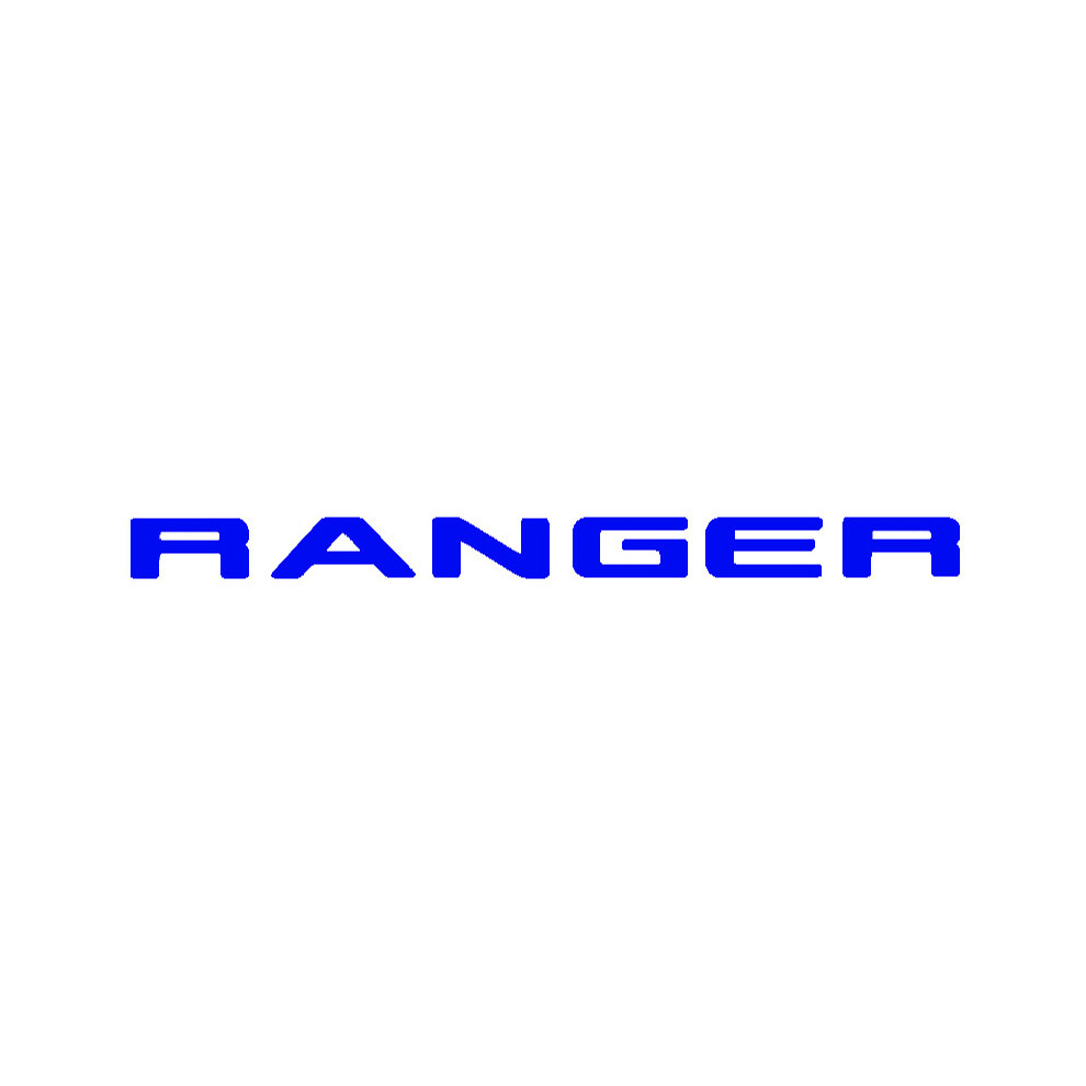 (Blue) For Ford Ranger 2015-2021 Grille Top Logo Letter Ranger T7 T8 3D Emblem Blue 8105270389090