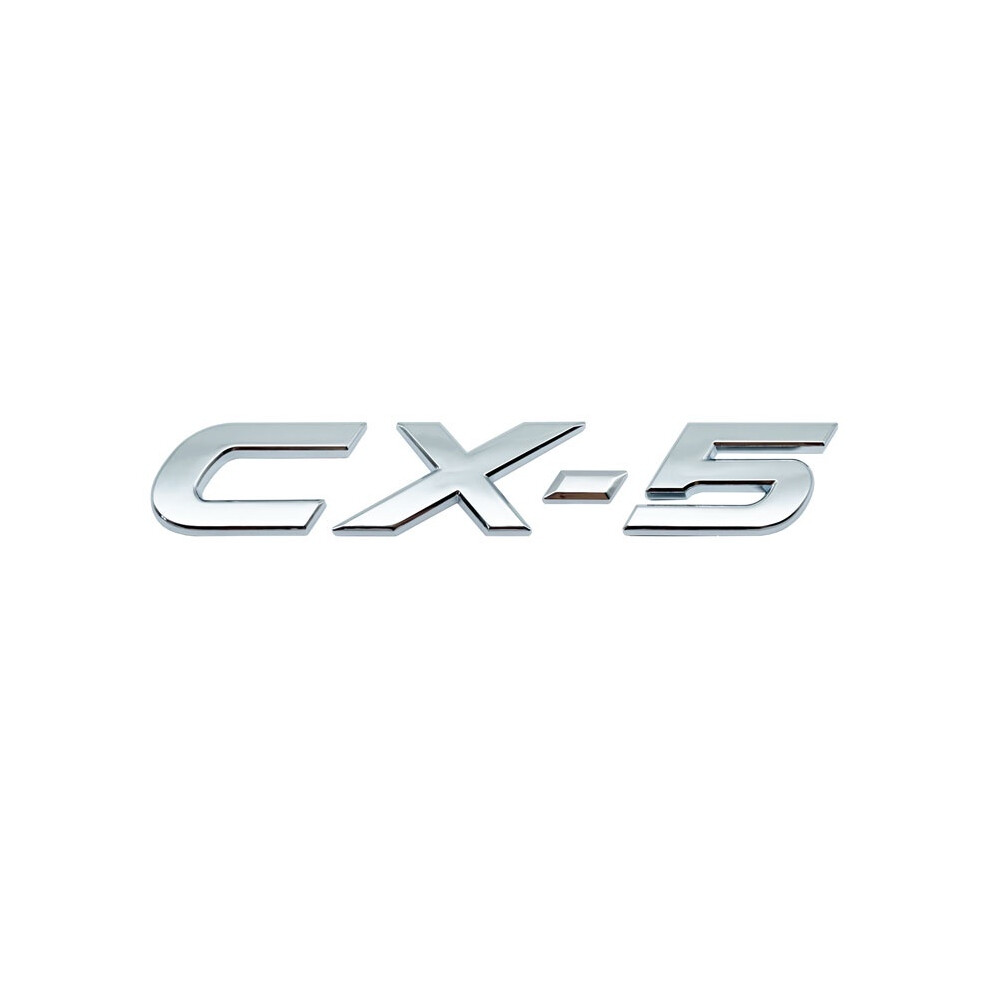 (1Pc Sliver Cx-5) For Cx-4 Cx-5 Cx-30 Skyactiv Car Rear Trunk Tailgate Logo Sticker Cx4 8105270388147
