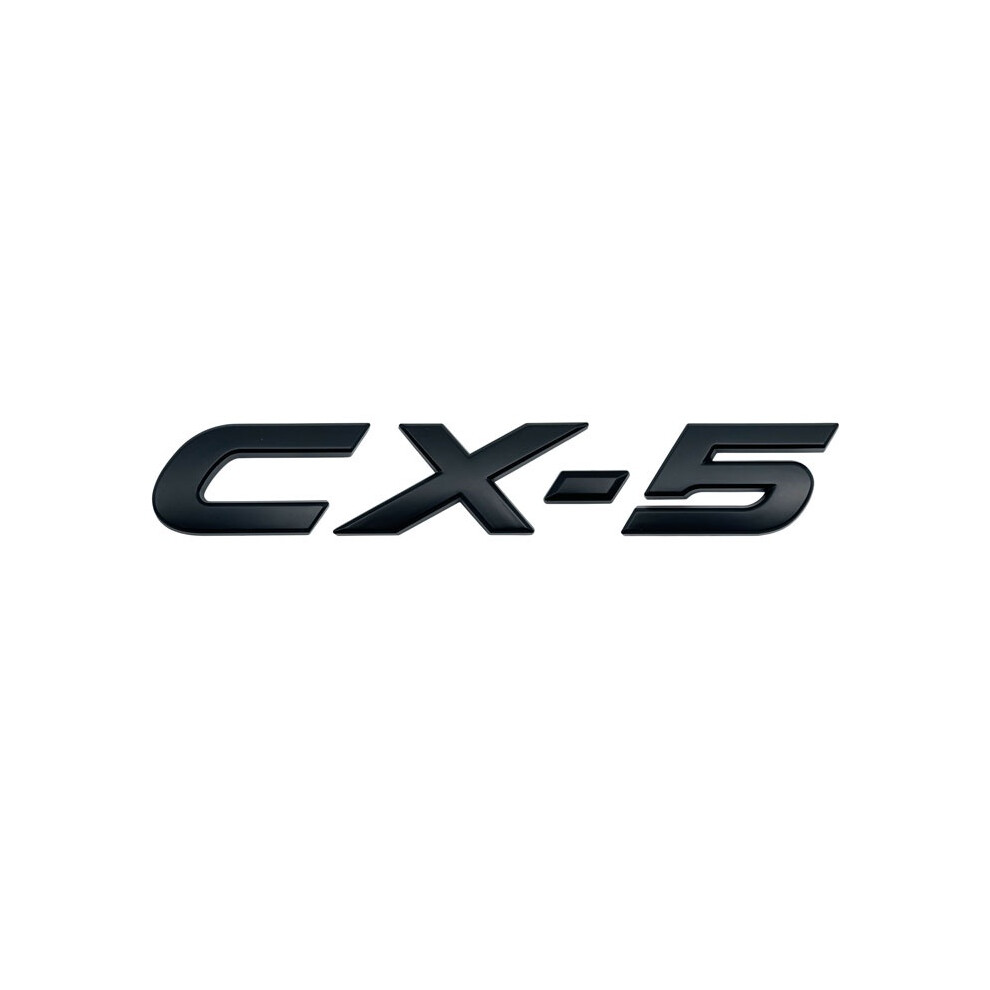 (1Pc Cx-5) For Cx-4 Cx-5 Cx-30 Skyactiv Car Rear Trunk Tailgate Logo Sticker Cx4 Black 8105270388123