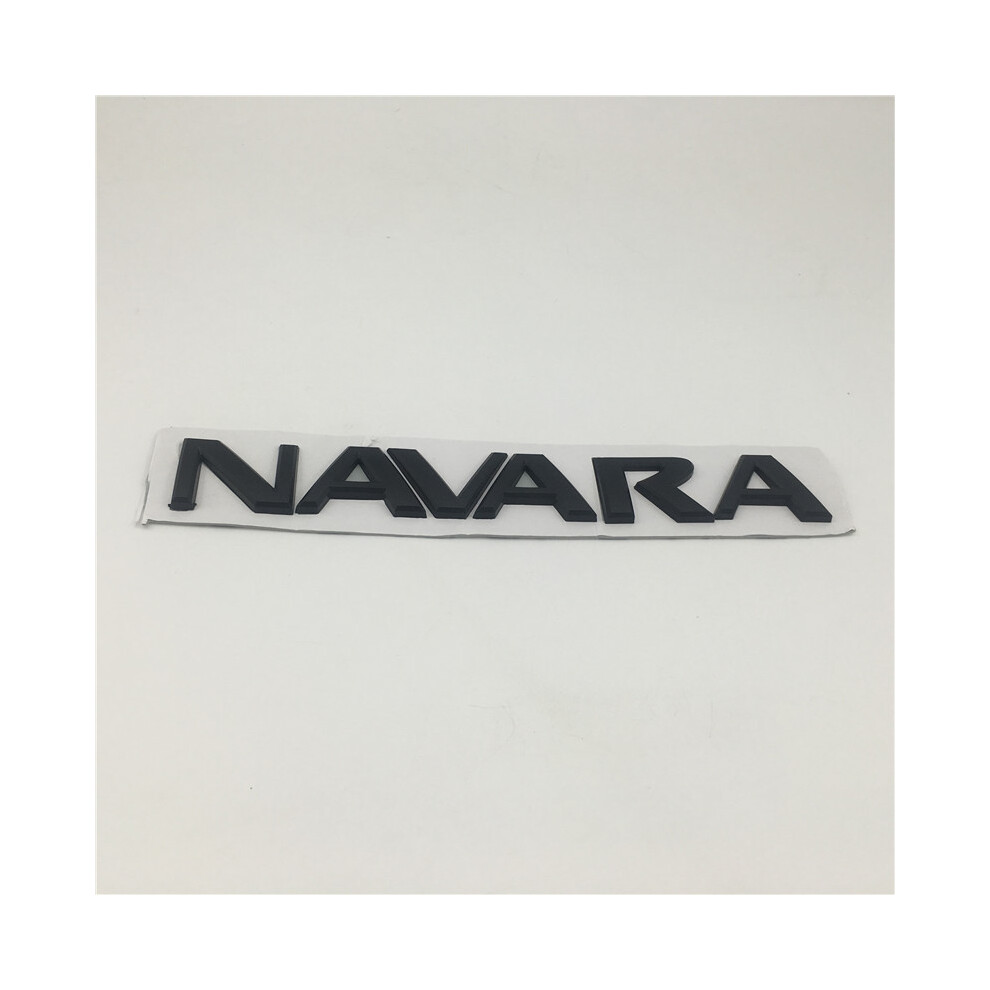 (Black) For Frontier Navara D40 Logo Emblems Rear Tail Back Letters Nameplate Black 8105270389519