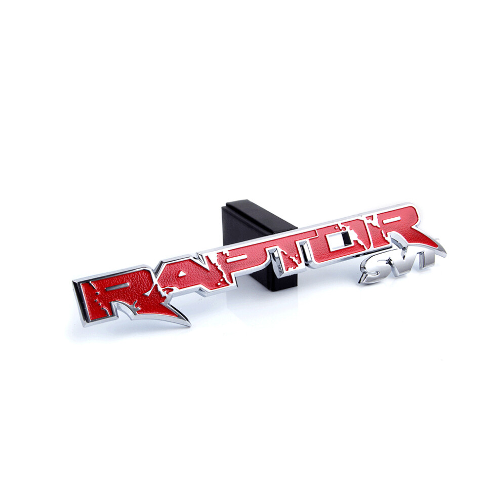 ( Red) For Ford Raptor Raptor Svt Car Sticker F150 Fx4 Door Sticker Car Tail Silver/Red 8105270389427