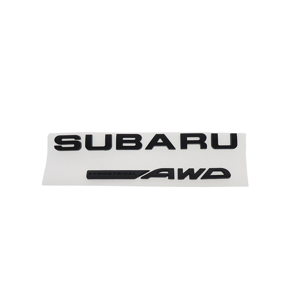 (Matte-Awd) For Forester Impreza Outback Legacy Brz Xv Tribeca Wrx Abs Symmetrical Black 8105270389472
