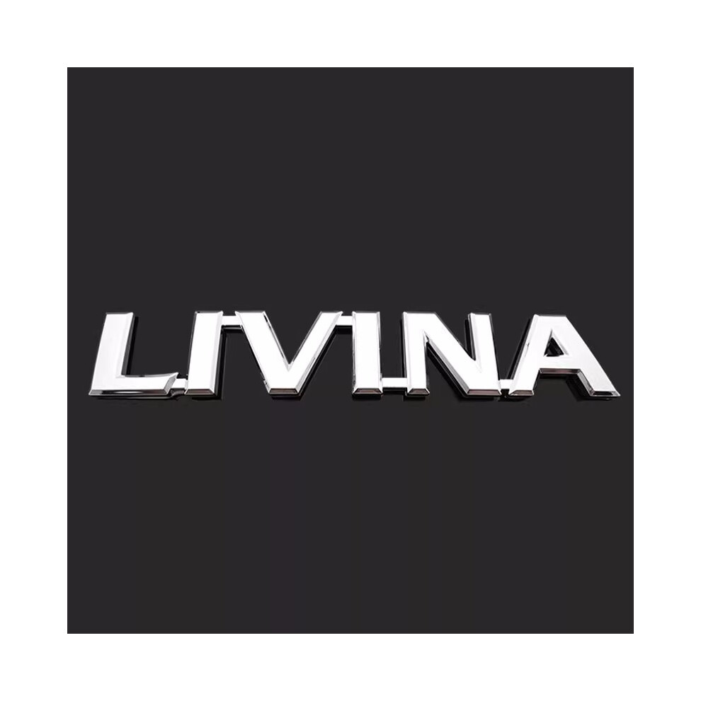 (Livina) For Nissan Sylphy Sunny Tiida X-Trail Altima Car Logo In English Letter 8105270393257