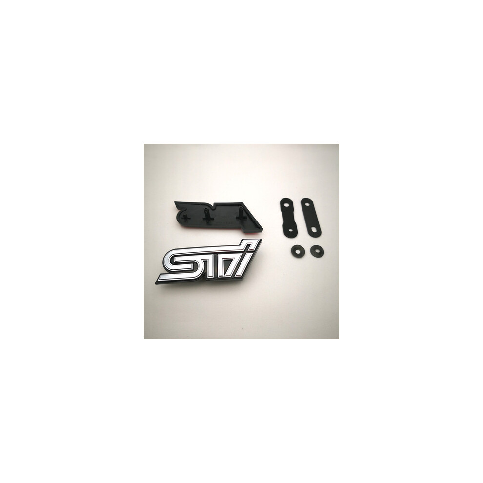 ( Sliver) For Subaru Xv Legacy Forester Impreza Sti Wrx Abs Front Hood Grille Emblem Black 8105270394483