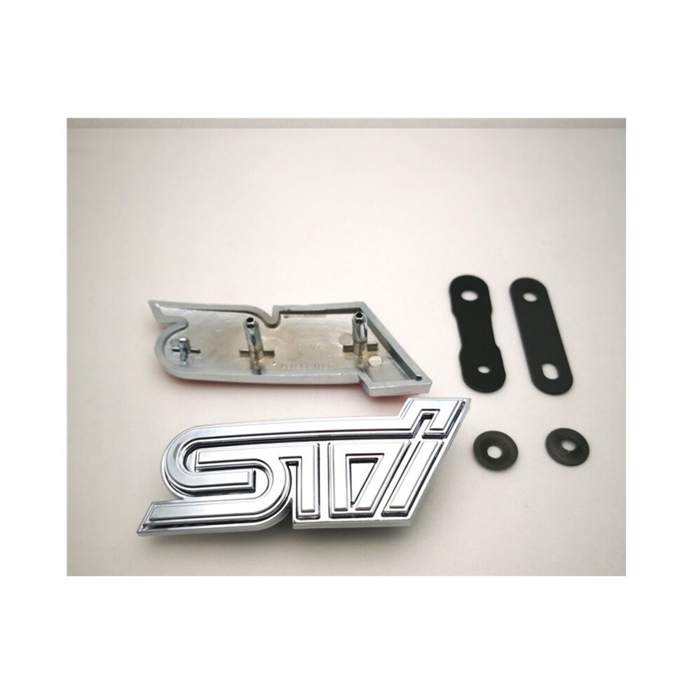 (Sliver) For Subaru Xv Legacy Forester Impreza Sti Wrx Abs Front Hood Grille Emblem 8105270394506