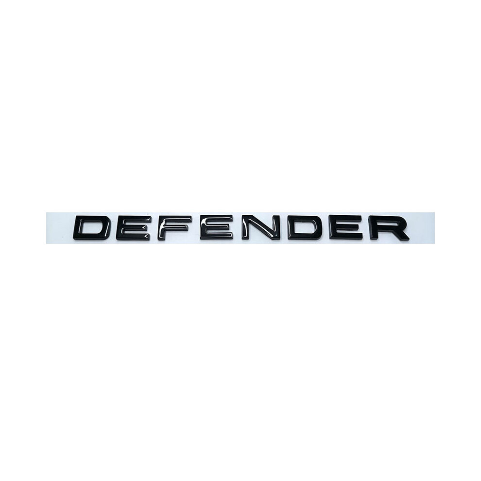 (Gloss black) Gloss Black Genuine LR130773 20-22 Defender P400 Rear Gate Lettering Car