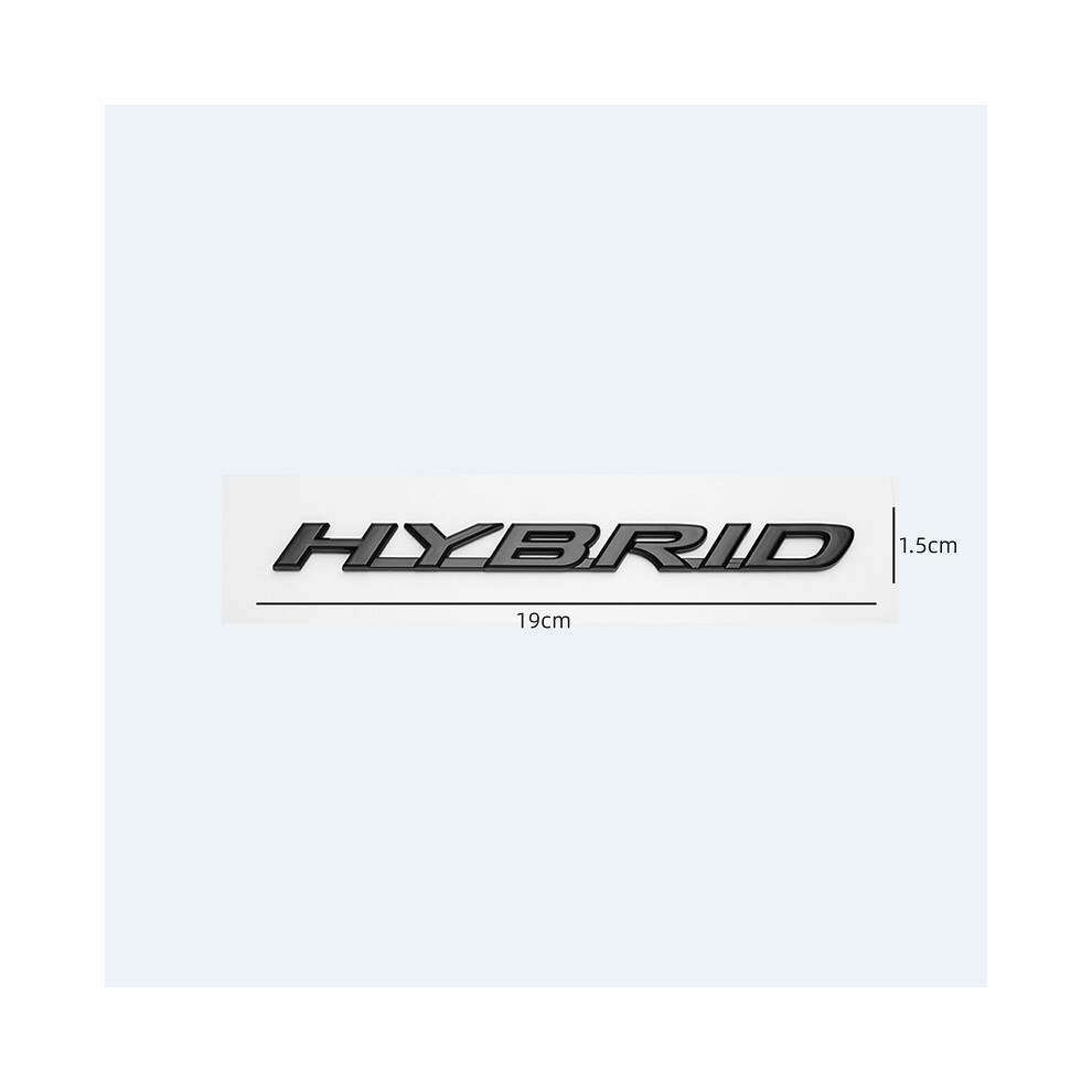 (Hybrid(19Cmx1.5cm), Lexus) Glossy 3D Abs Letters Number Ct200h Lc500 Lc500h Hybrid Emblem For Black 8105270399464
