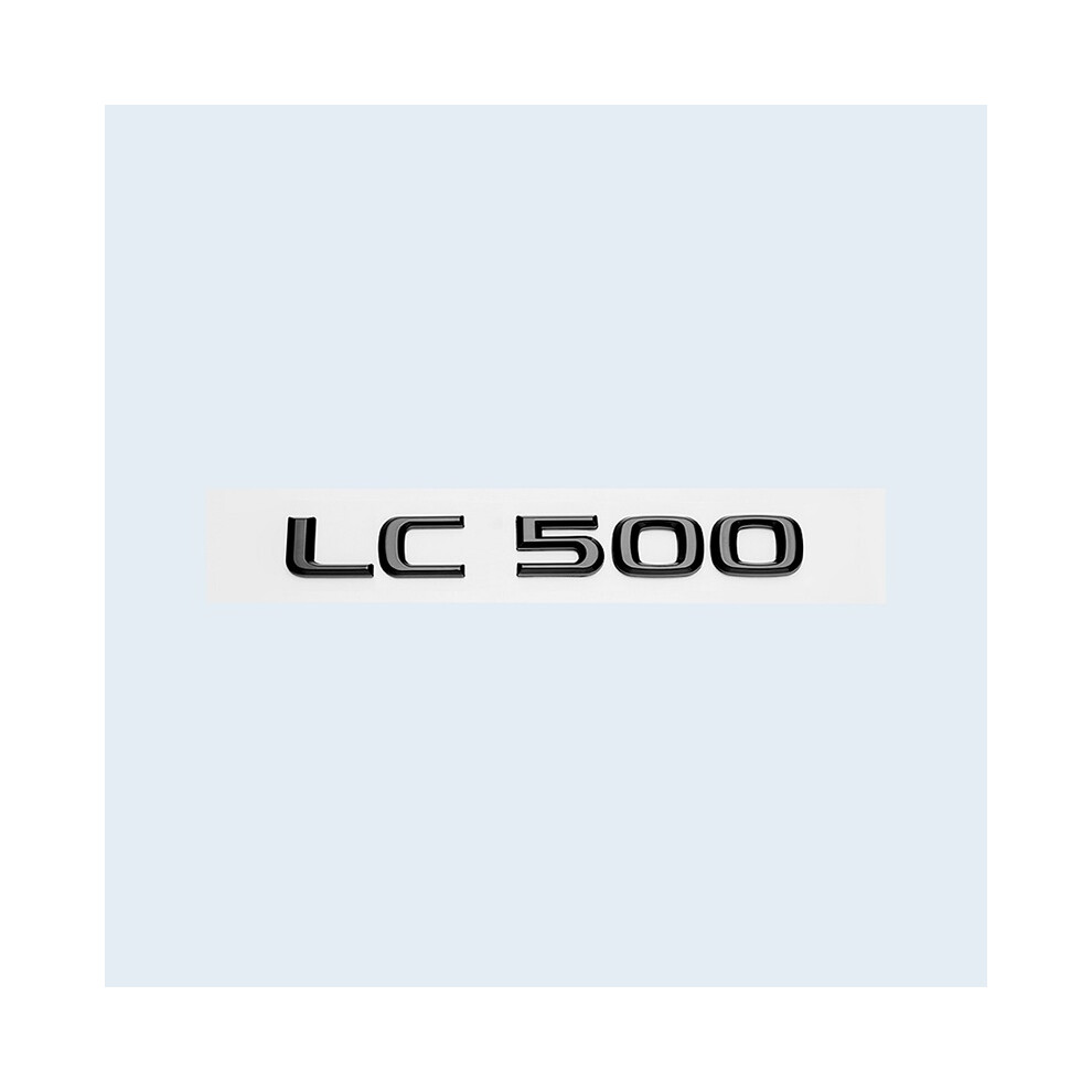 (Lc500, Lexus) Glossy 3D Abs Letters Number Ct200h Lc500 Lc500h Hybrid Emblem For Black 8105270399471