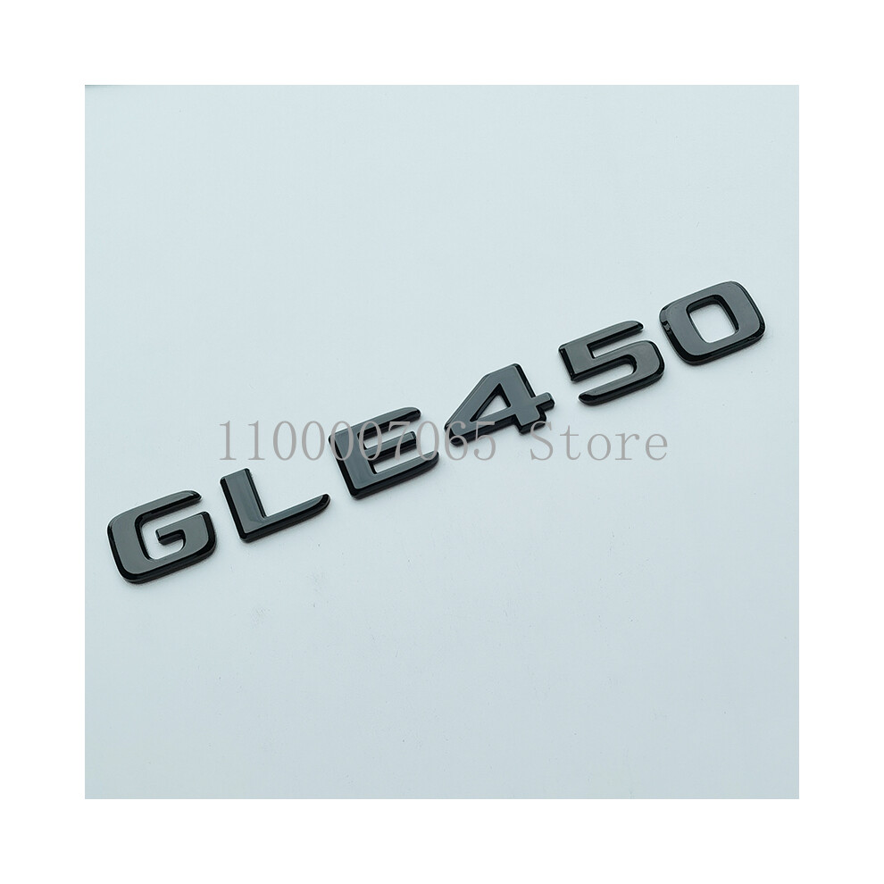 (Gle450, Rear Star V167) Glossy Letters Gle320 Gle350e Gle400 Gle250d Gle500e 4Matic Abs Black 8105270405127