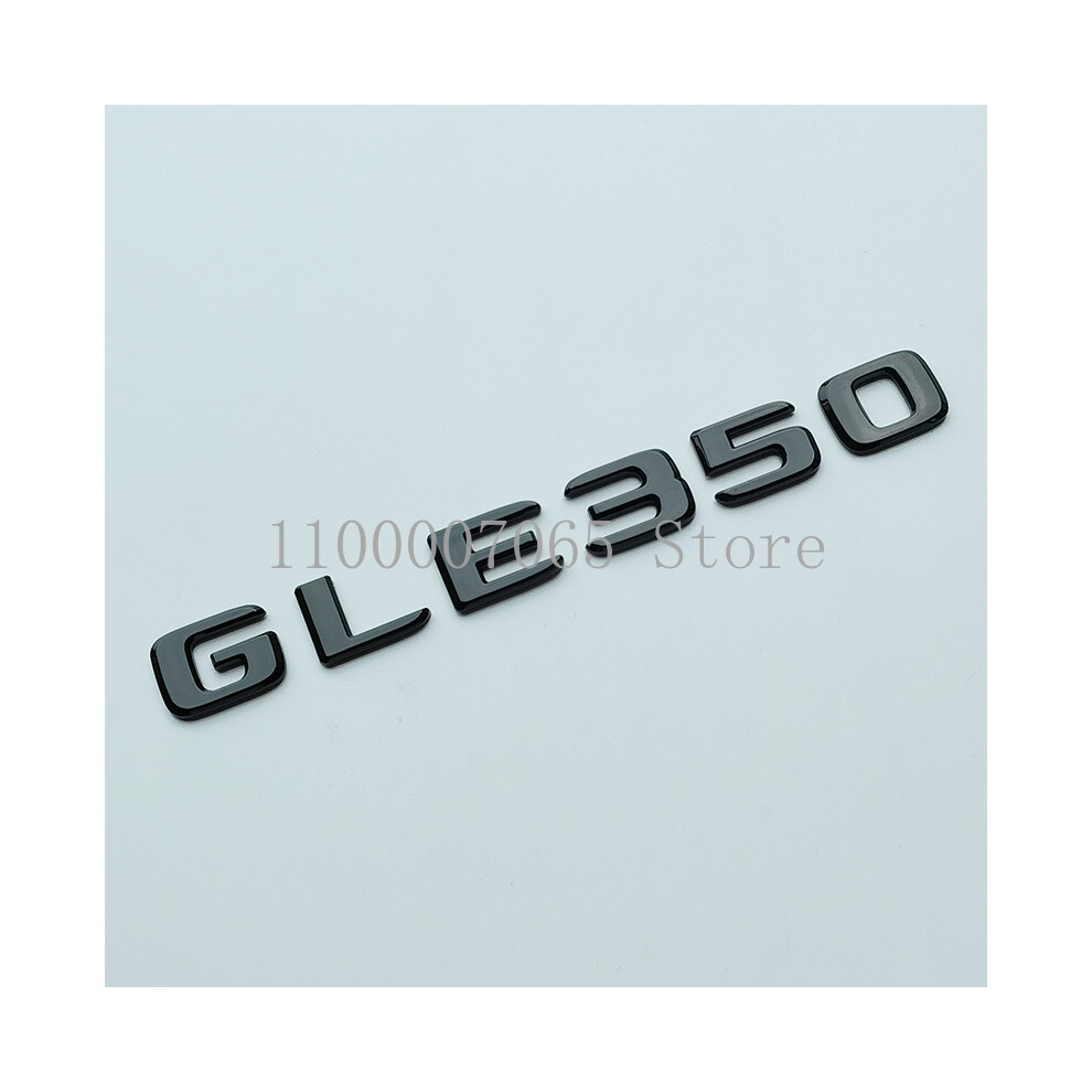 (Gle350, Rear Star V167) Glossy Letters Gle320 Gle350e Gle400 Gle250d Gle500e 4Matic Abs Black 8105270405004