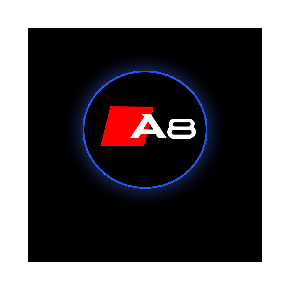 (A8) Hd Car Door Welcome Led Projector Lamp For Audi Sline Quttro S2 Light 8105270409361