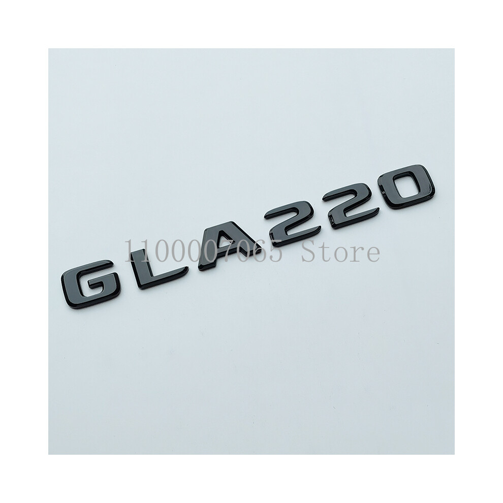 (Gla220, Rear Star H247 85Mm) Glossy Letters Gla180 Gla200 Gla250 Gla260 Gla220d 4Matic Emblem Black 8105270404458