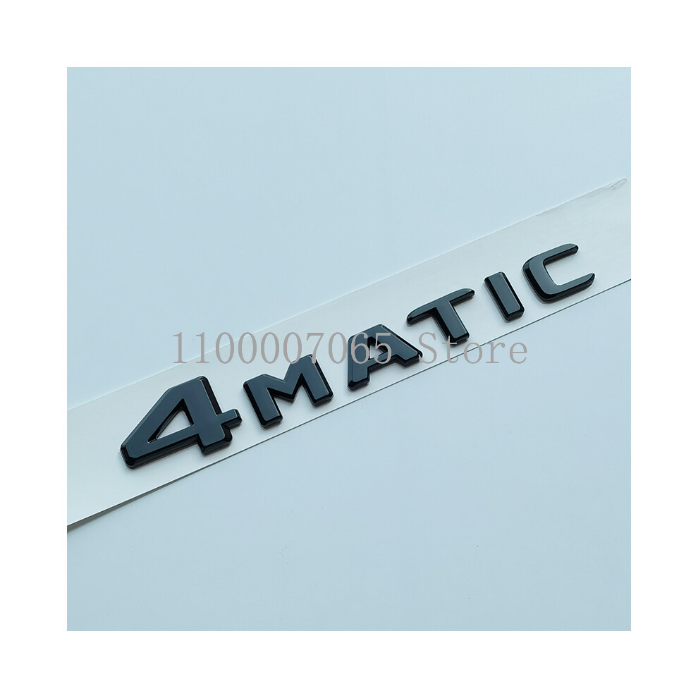 (4Matic, Rear Star H247 85Mm) Glossy Letters Gla180 Gla200 Gla250 Gla260 Gla220d 4Matic Emblem Black 8105270404397
