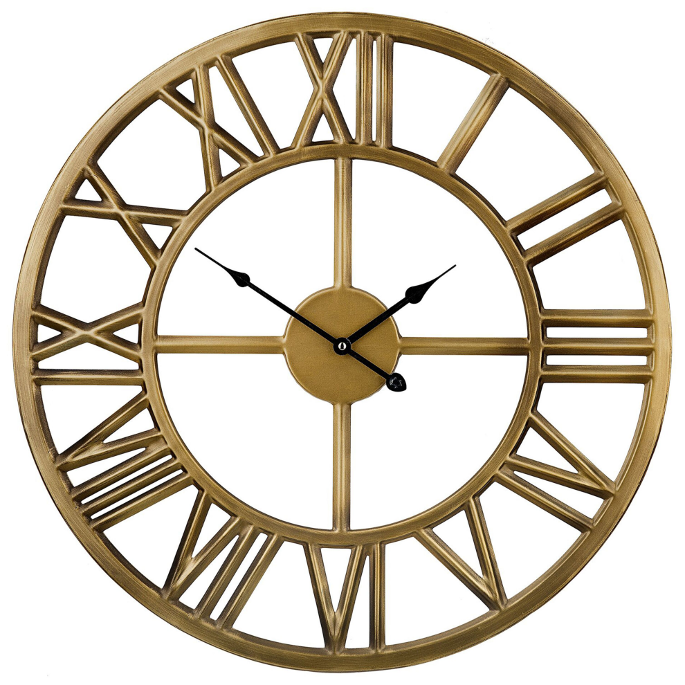 Wall Clock NOTTWIL 61 cm Metal Gold