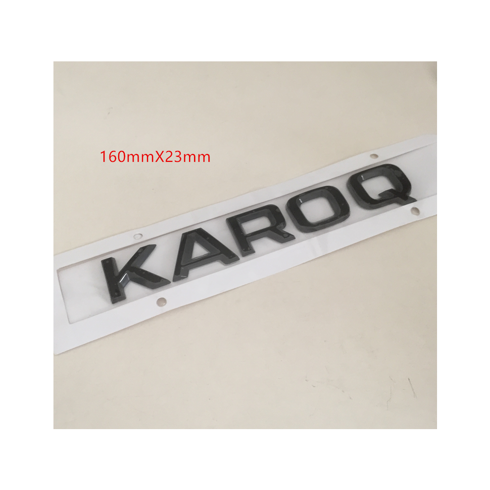 ( Karoq) 1Pcs Abs Octavia Superb Rapid Fabia Kamiq Karoq Kodiaq Yeti Scala 4X4 Black 8105270416185
