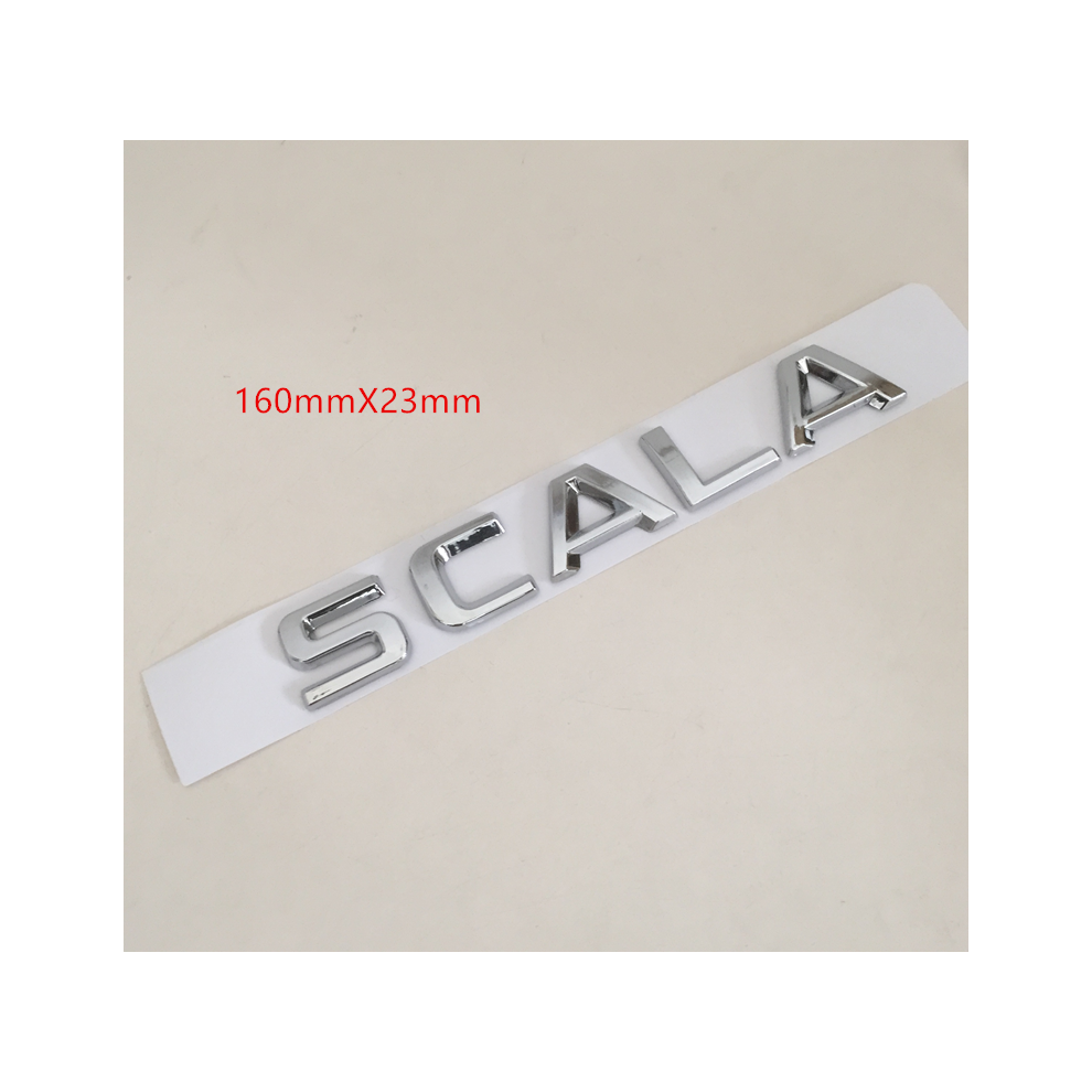 ( Scala) 1Pcs Abs Octavia Superb Rapid Fabia Kamiq Karoq Kodiaq Yeti Scala 4X4 Silver 8105270416314