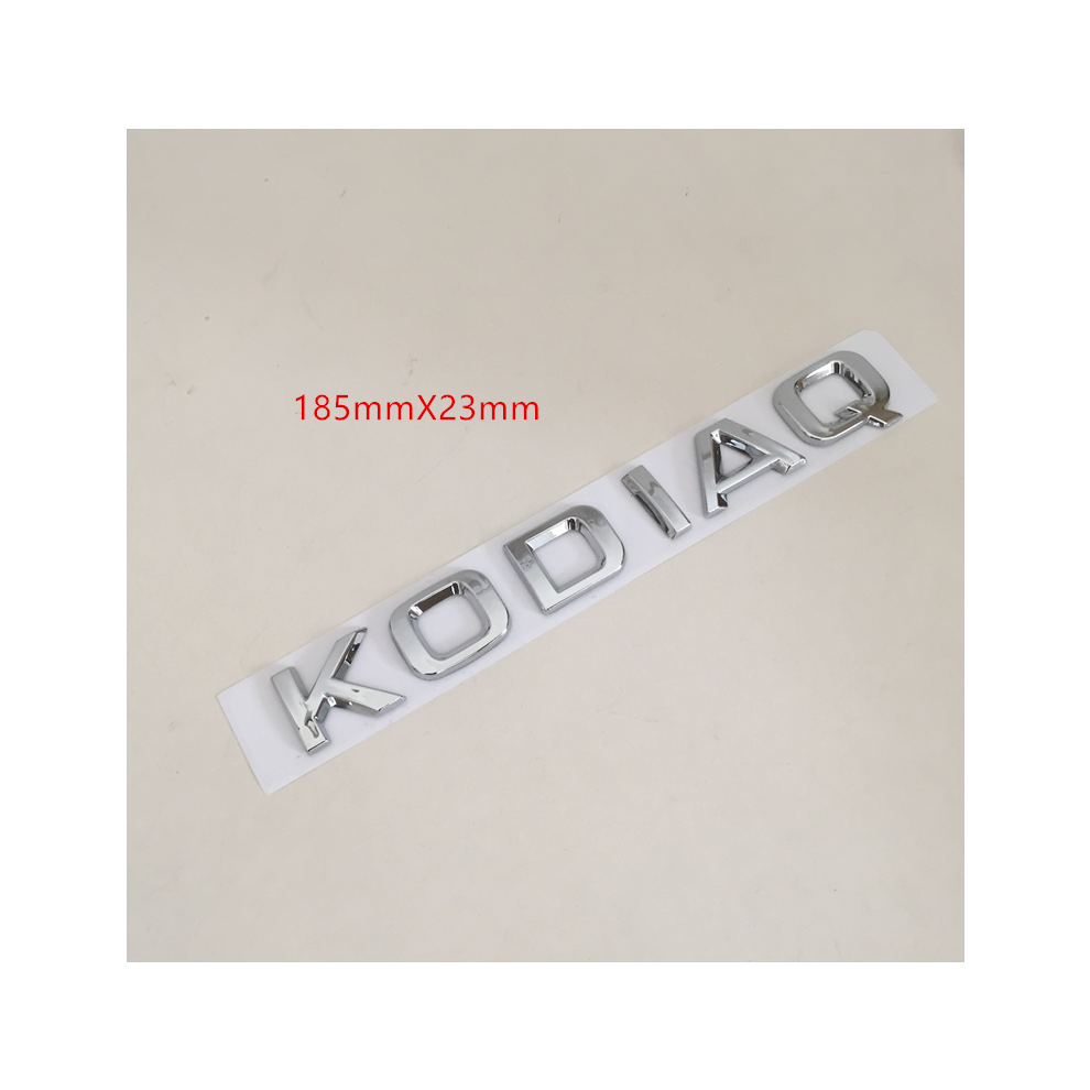 ( Kodiaq) 1Pcs Abs Octavia Superb Rapid Fabia Kamiq Karoq Kodiaq Yeti Scala 4X4 Silver 8105270416284