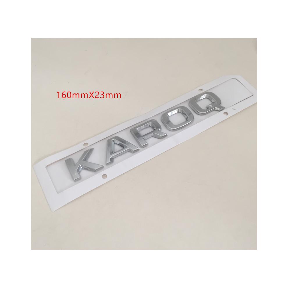 ( Karoq) 1Pcs Abs Octavia Superb Rapid Fabia Kamiq Karoq Kodiaq Yeti Scala 4X4 Silver 8105270416277