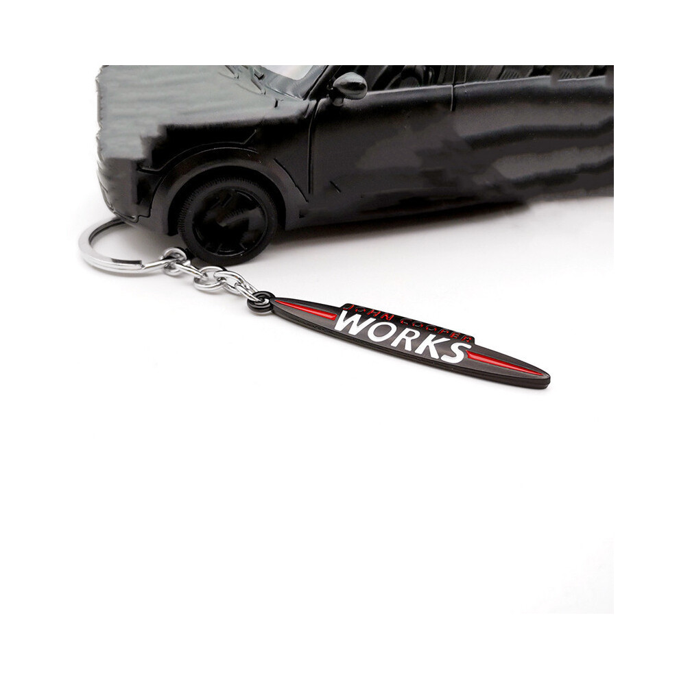 (Keychain 2) Metal Jcw John Cooper Works Emblem Badge Decals For Mini Coopers Clubman 8105270419681