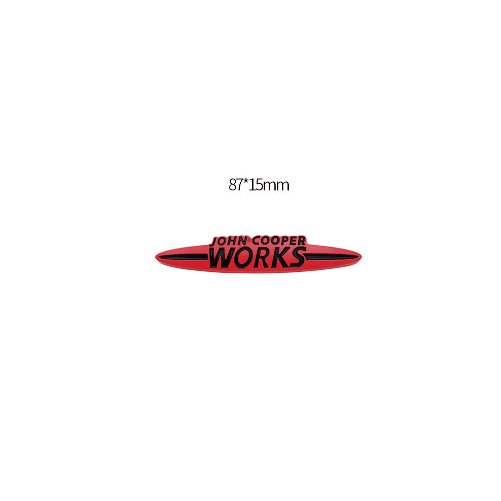 (Small Sticker) Metal Jcw John Cooper Works Emblem Badge Decals For Mini Coopers Clubman 8105270419728