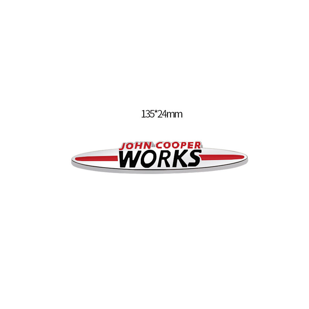 (Big Sticker) Metal Jcw John Cooper Works Emblem Badge Decals For Mini Coopers Clubman 8105270419667