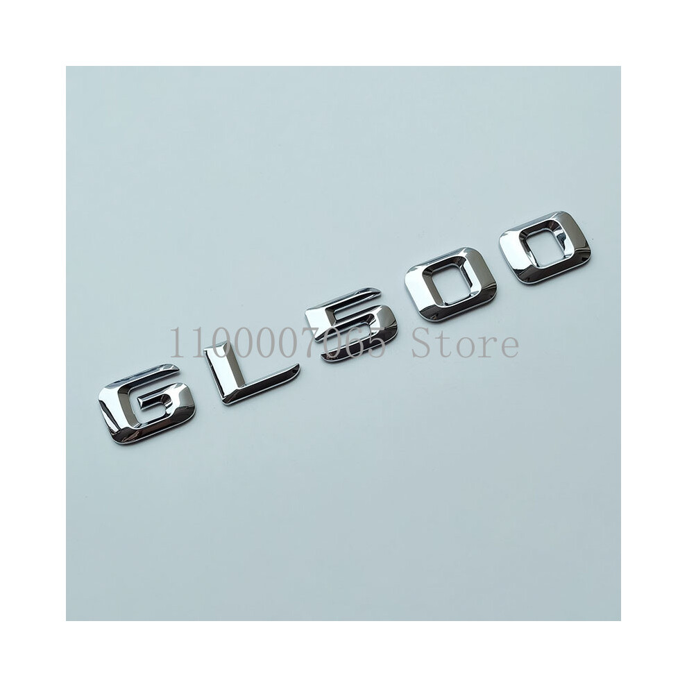 (Gl500) Sharp Font Chrome Letters Gl350 Gl400 Gl500 Cdi 4Matic Abs Emblem For 8105270426474