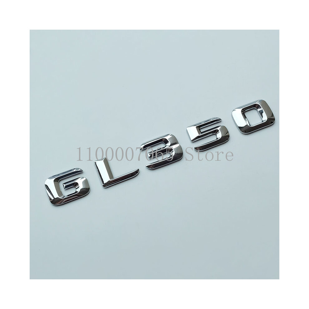 (Gl350) Sharp Font Chrome Letters Gl350 Gl400 Gl500 Cdi 4Matic Abs Emblem For 8105270426450