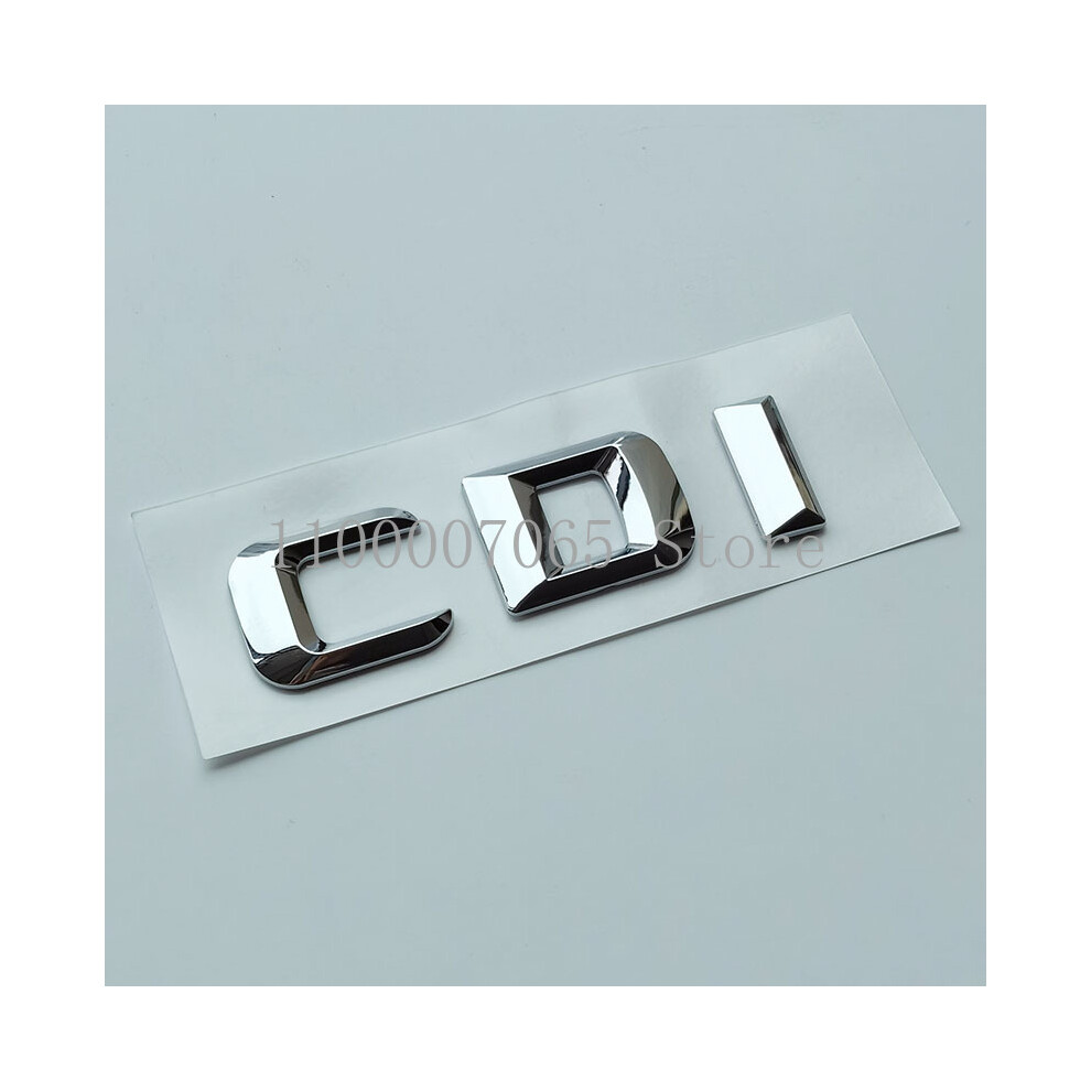 (Cdi) Sharp Font Chrome Letters Gl350 Gl400 Gl500 Cdi 4Matic Abs Emblem For 8105270426443