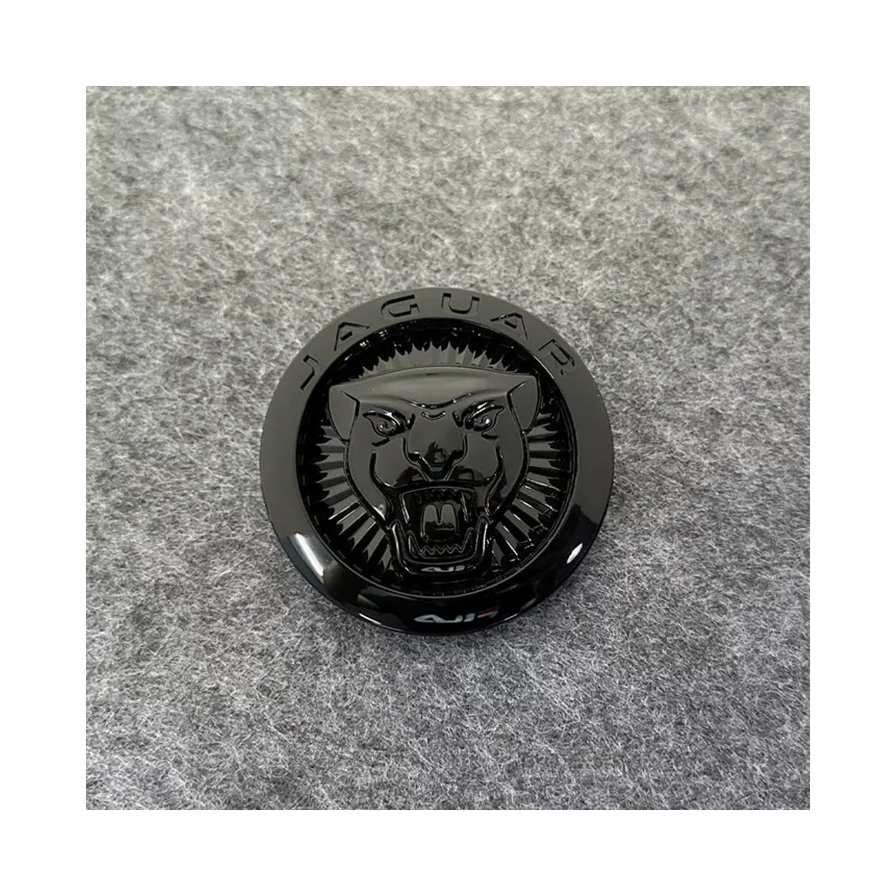 (black 8.6cm) Suitable for Jaguar car hood JAGUAR hood logo Jaguar logo Jaguar trunk