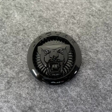 (black 7.2cm) Suitable for Jaguar car hood JAGUAR hood logo Jaguar logo Jaguar trunk