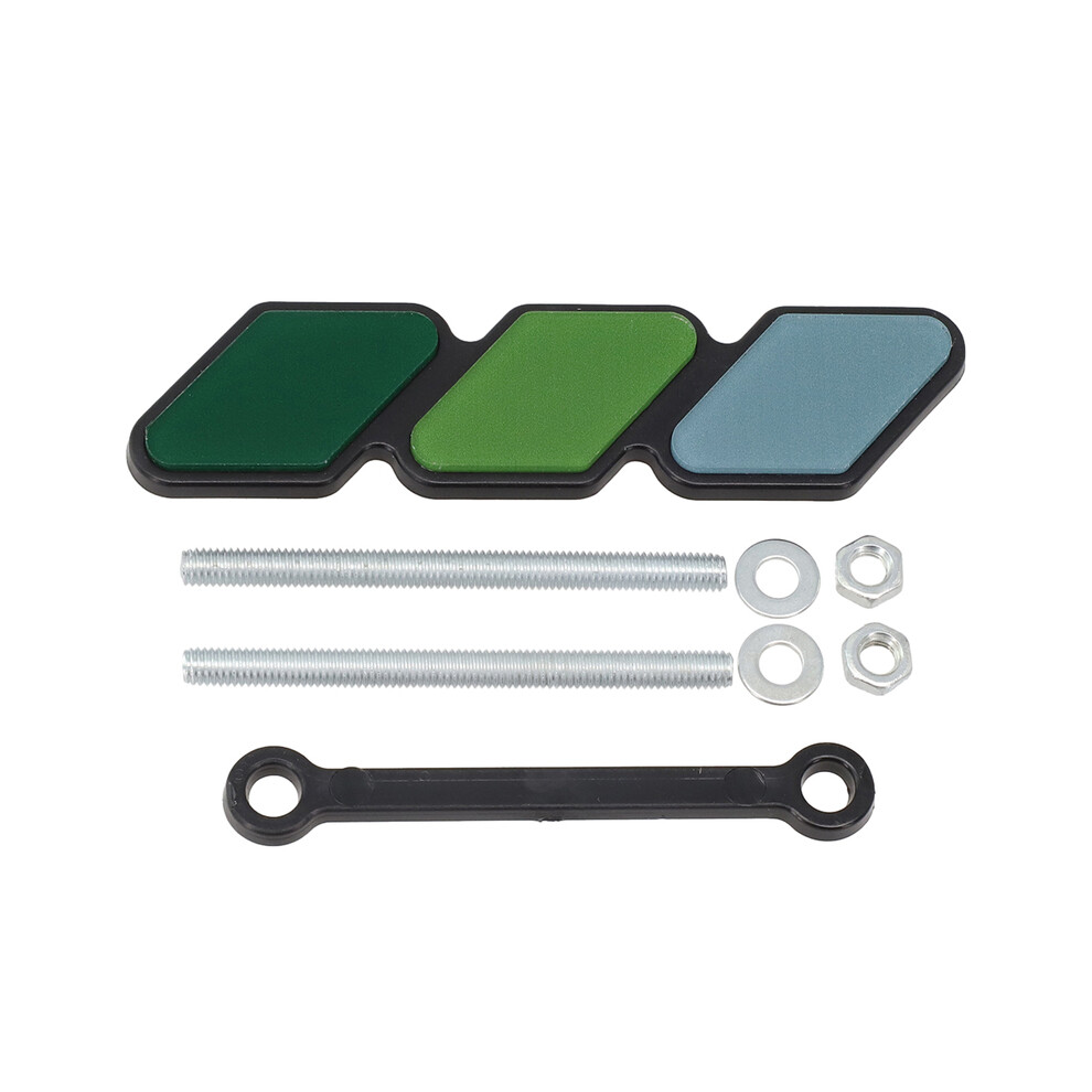 ( Gradient) Tri-Color 3 Grille Badge Emblem For Toyota Tacoma 4Runner Rav4 Highlande Green 8105270429581