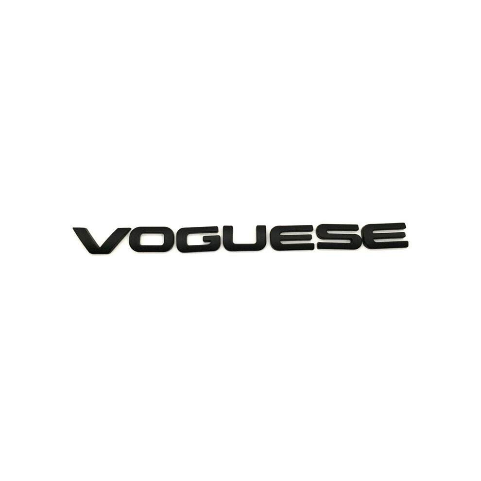 (Matt Black) up Genuine  Style VOGUE SE BOOT BADGE Rear Trunk Emblem