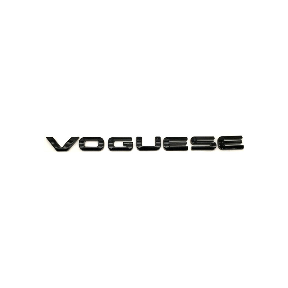 (Gloss Black) up Genuine  Style VOGUE SE BOOT BADGE Rear Trunk Emblem