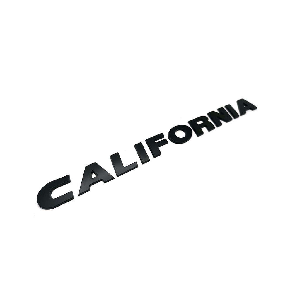 Aihontai (Matt ) 2011-2019 California Camper Van Rear Logo Emblem, Trunk Letter Badge California Black