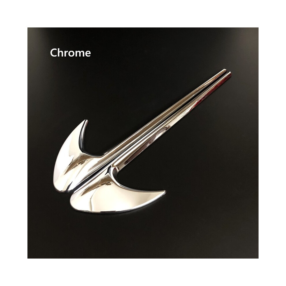 (Chrome) 2Pcs V6 V8 V12 Biturbo 4Matic+ Badge Car Fender Sticker Emblem For Mercedes 8105270439818