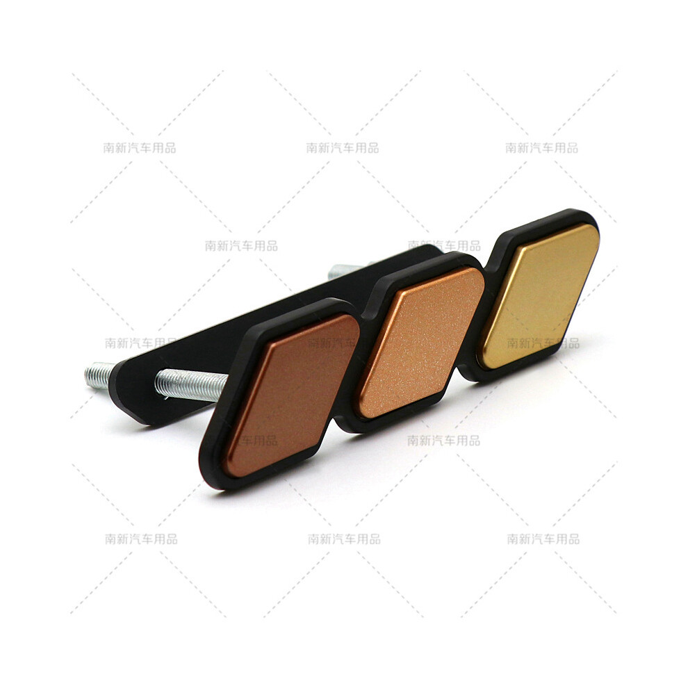 (Brown) 3 Colors Front Grille Badge Emblem Logo For Toyota Tacoma Tundra 4Runner Brown 8105270441316