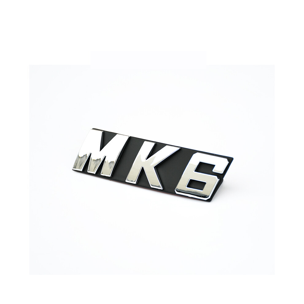 (Glossy -Mk6) 3D Abs Chrome Plated Front Grille Emblem Badge Mk6 Mk7 Mk7.5 Logo Car Silver 8105270445925
