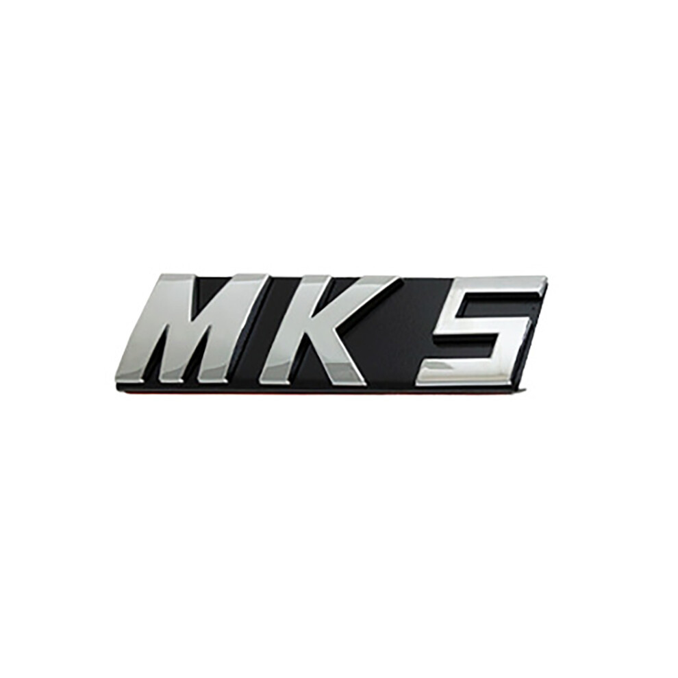 (Glossy -Mk5) 3D Abs Chrome Plated Front Grille Emblem Badge Mk6 Mk7 Mk7.5 Logo Car Silver 8105270445918