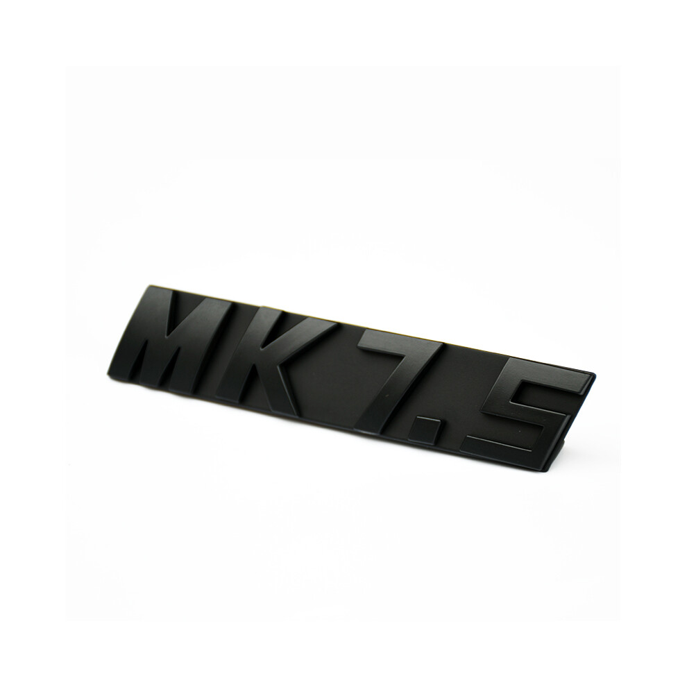 (Matte -Mk7.5) 3D Abs Chrome Plated Front Grille Emblem Badge Mk6 Mk7 Mk7.5 Logo Car Black 8105270445970