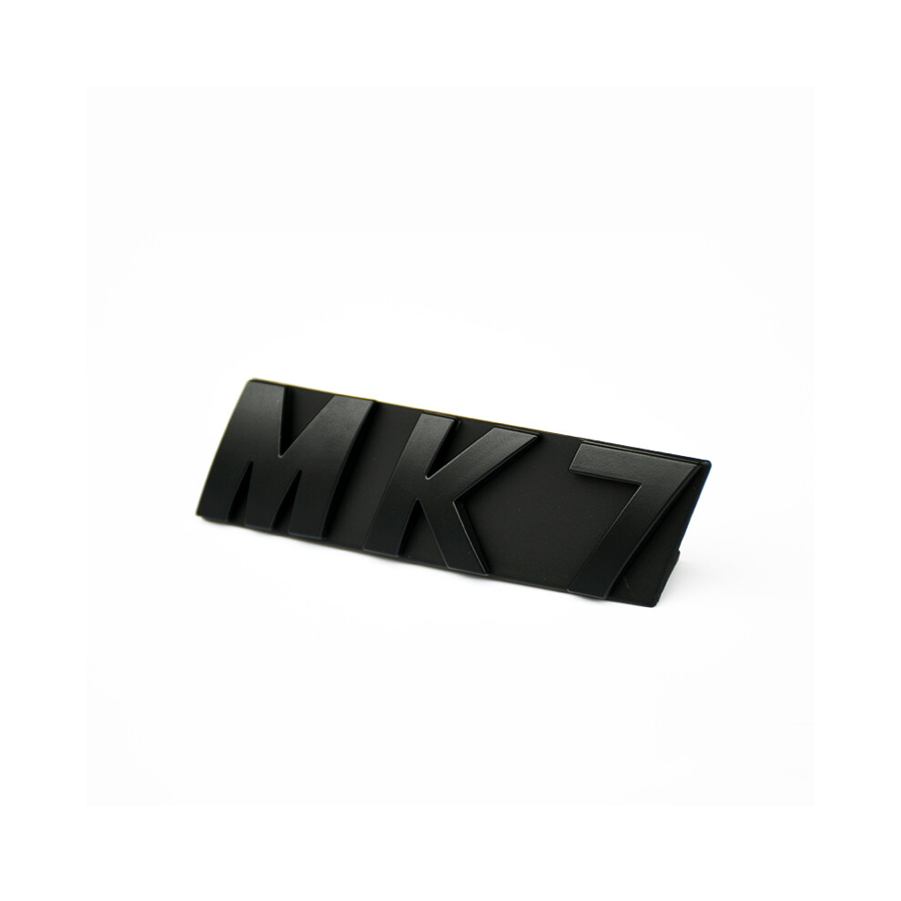 (Matte -Mk7) 3D Abs Chrome Plated Front Grille Emblem Badge Mk6 Mk7 Mk7.5 Logo Car Black 8105270445963