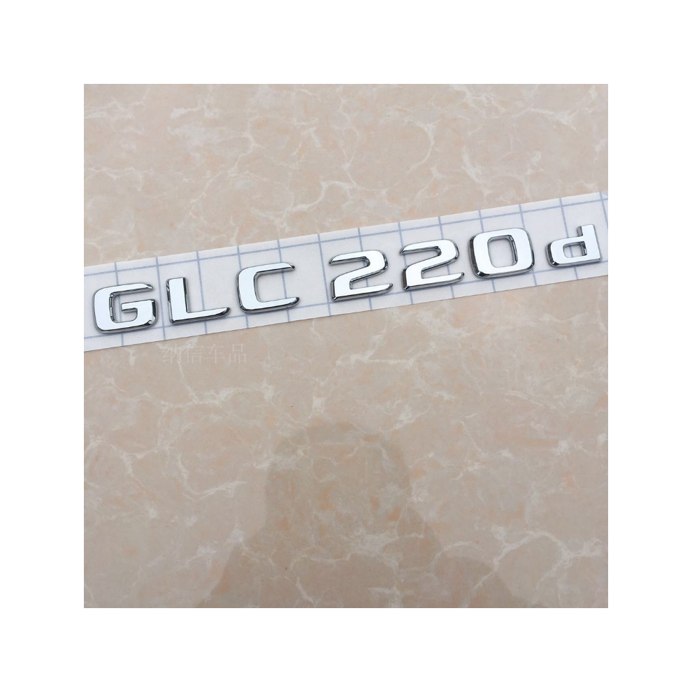 (Glc220d) 3D Abs Letters E220d Glc220d C220d C250d Gle350d 4Matic Emblem For Mercedes 8105270446915