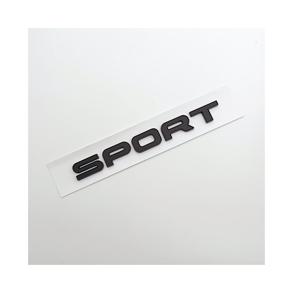 (Full ) 3D Abs Logo Sport Emblem Letters Car Trunk Badge For Land Range Rover Black 8105270447554