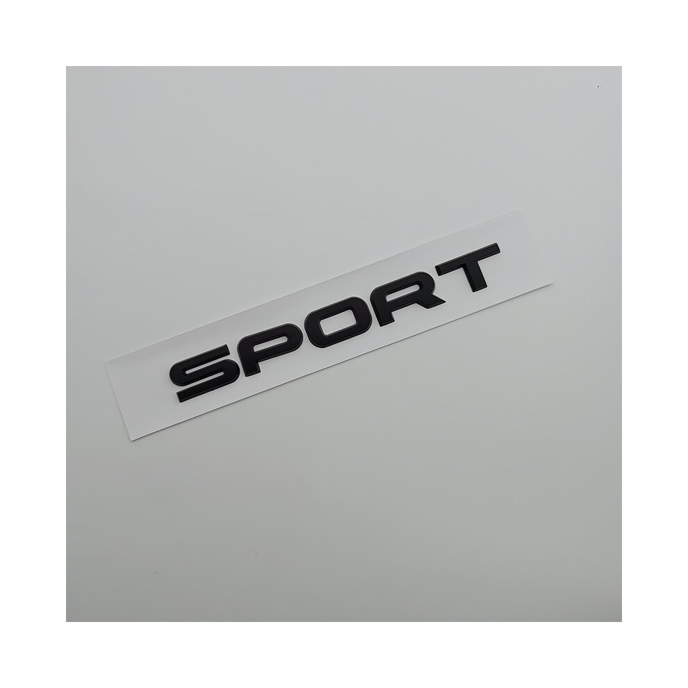 (Matt ) 3D Abs Logo Sport Emblem Letters Car Trunk Badge For Land Range Rover Black 8105270447578