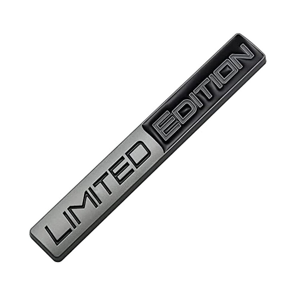 (Matte ) 3D Limited Edition Auto Racing Sport Adhesive Emblem Rear Trunk Badge Black 8105270458369