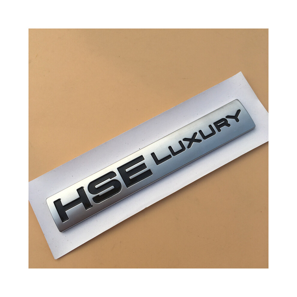 (Hse Luxury) 3D Metal Car Logo Supercharged Autobiography Badge Hse Scv6 Sdv6 Sdv8 8105270462274