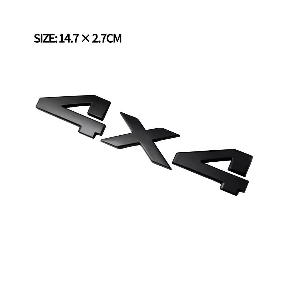 ( 14.7X2.7cm) 3D Metal Car Trunk Badge Stickers For Jeep 4X4 Limited Letters Emblem Black 8105270463028