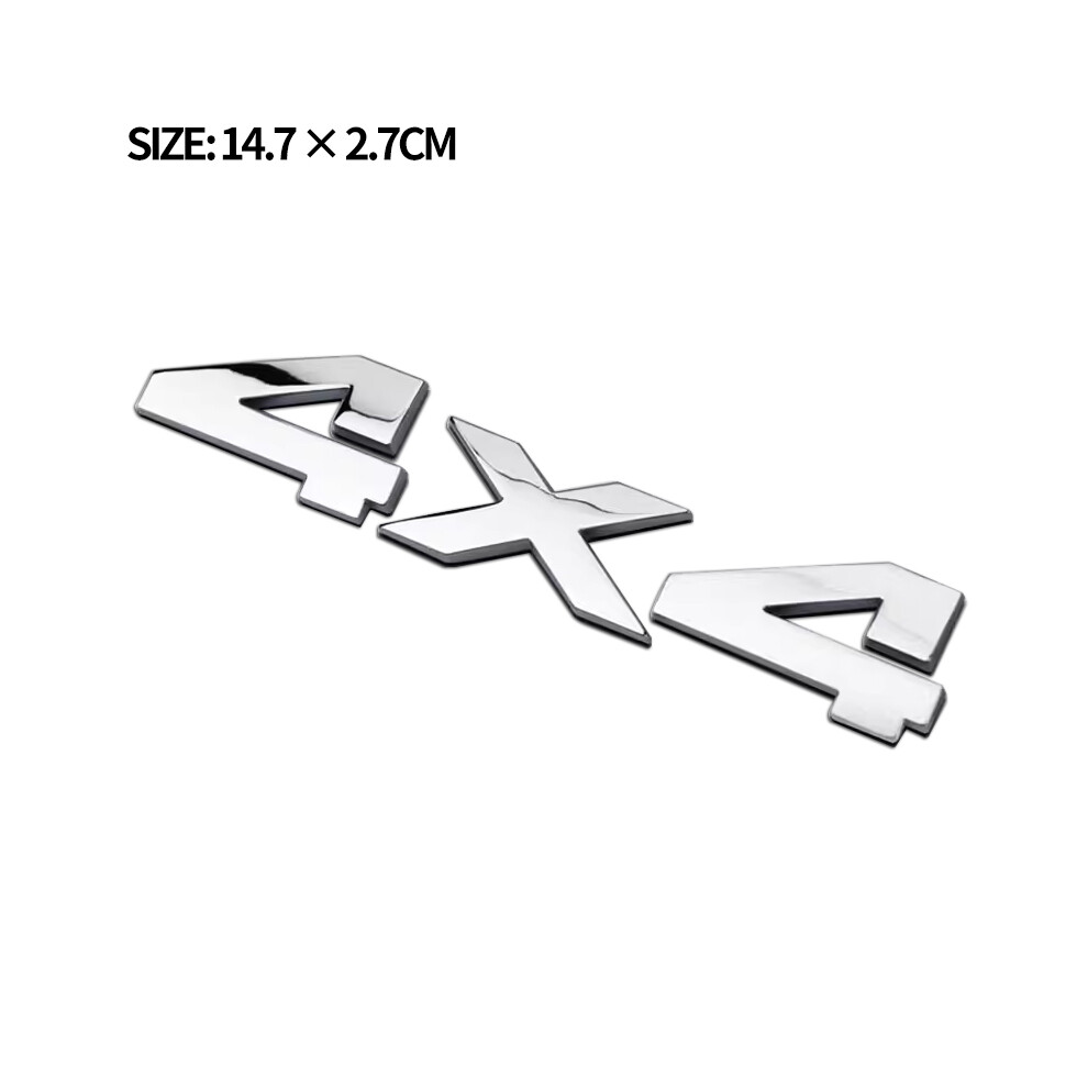 (Silvery 14.7X2.7cm) 3D Metal Car Trunk Badge Stickers For Jeep 4X4 Limited Letters Emblem 8105270463059