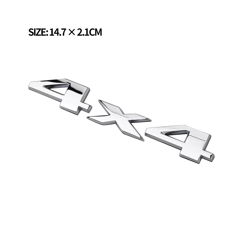 (Silvery 14.7X2.1cm) 3D Metal Car Trunk Badge Stickers For Jeep 4X4 Limited Letters Emblem 8105270463042