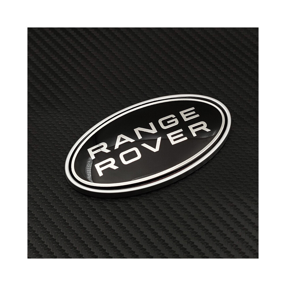 (Trunk Badge) 3D Metal Logo Range Rover Emblem Car Front Grill Badge Trunk Sticker For